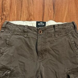 Hollister Dark Brown Cargo Shorts